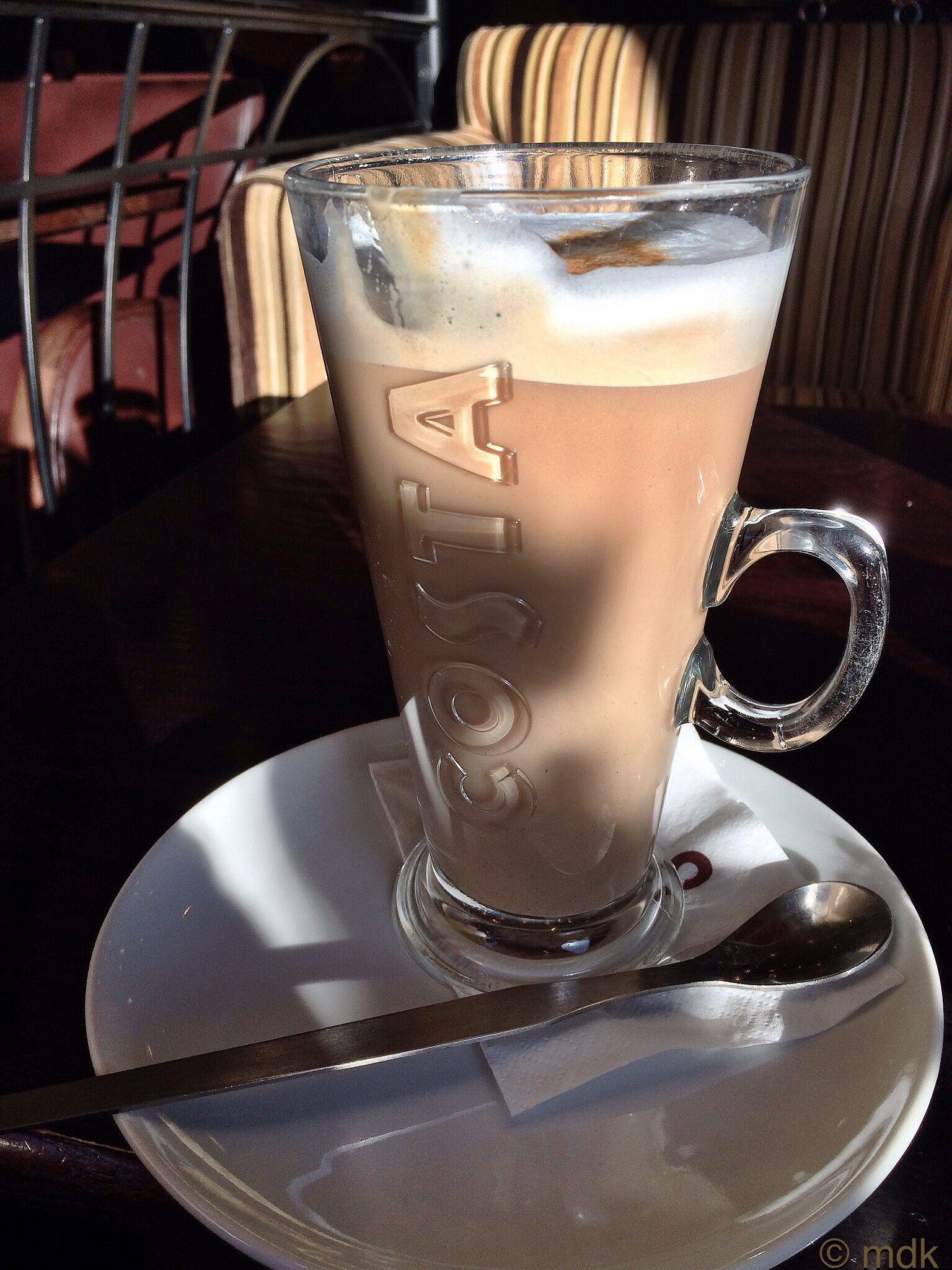 A coffee and a little warm