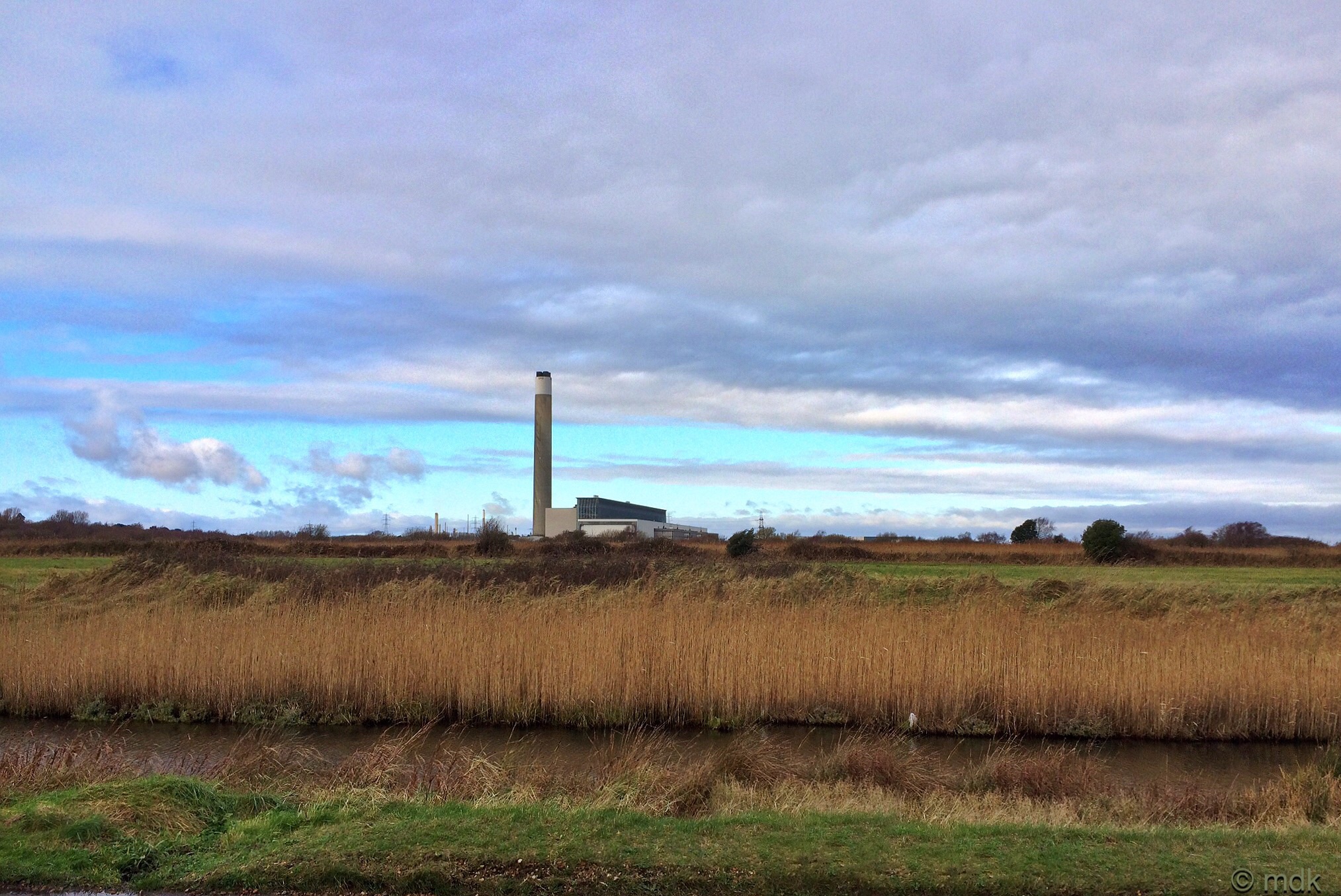 Fawley refinery, spoiling the view a little