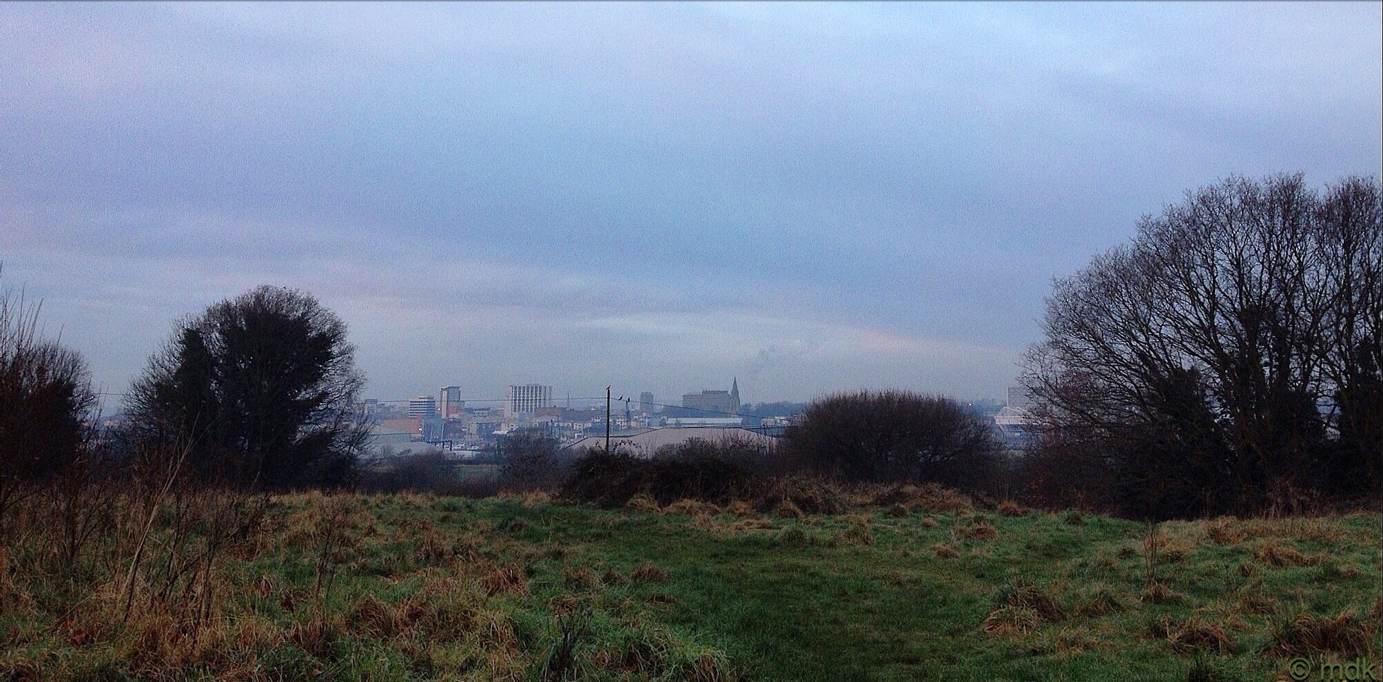 I think I can see my office from here