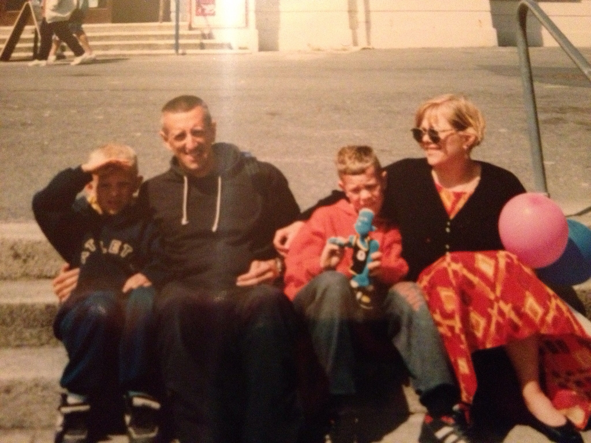 A family holiday in Devon, Philo is taking the photo