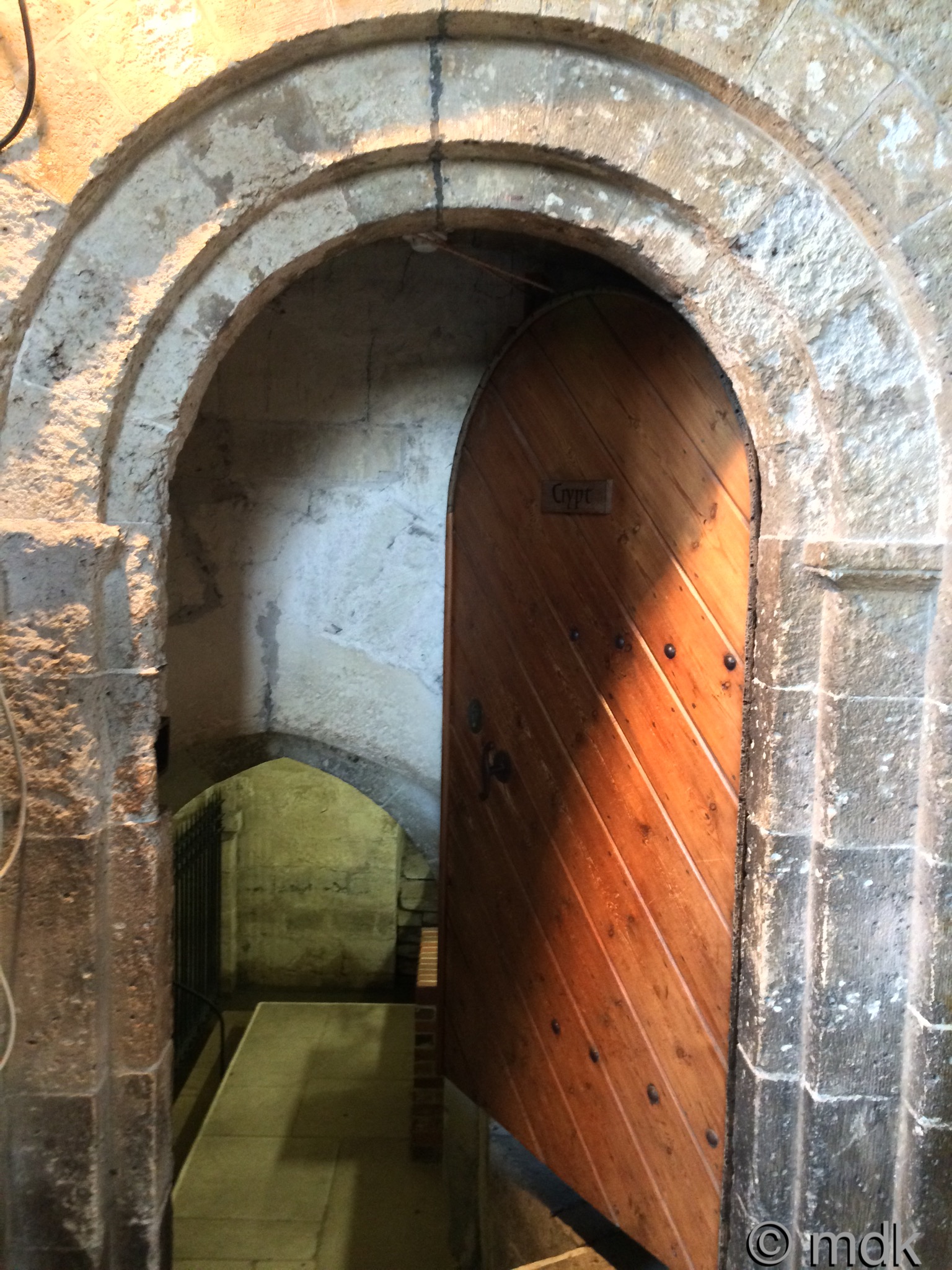 The door to the crypt