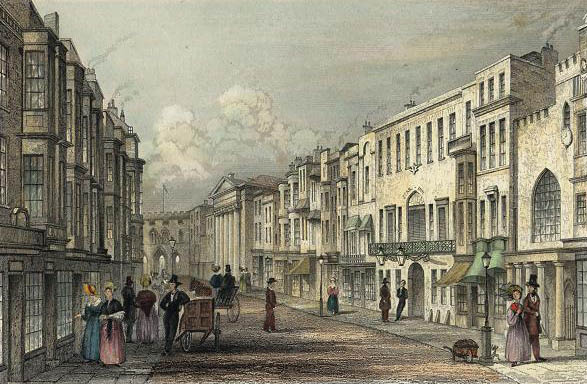 The High Street in 1839